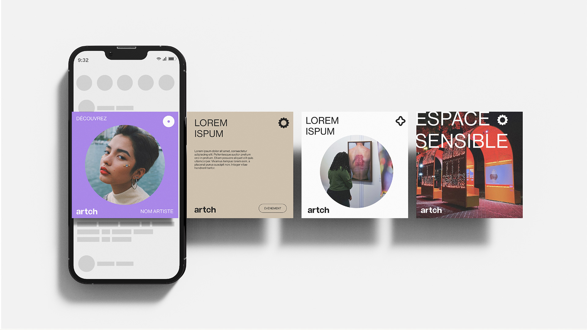 Mockup instagram Artch