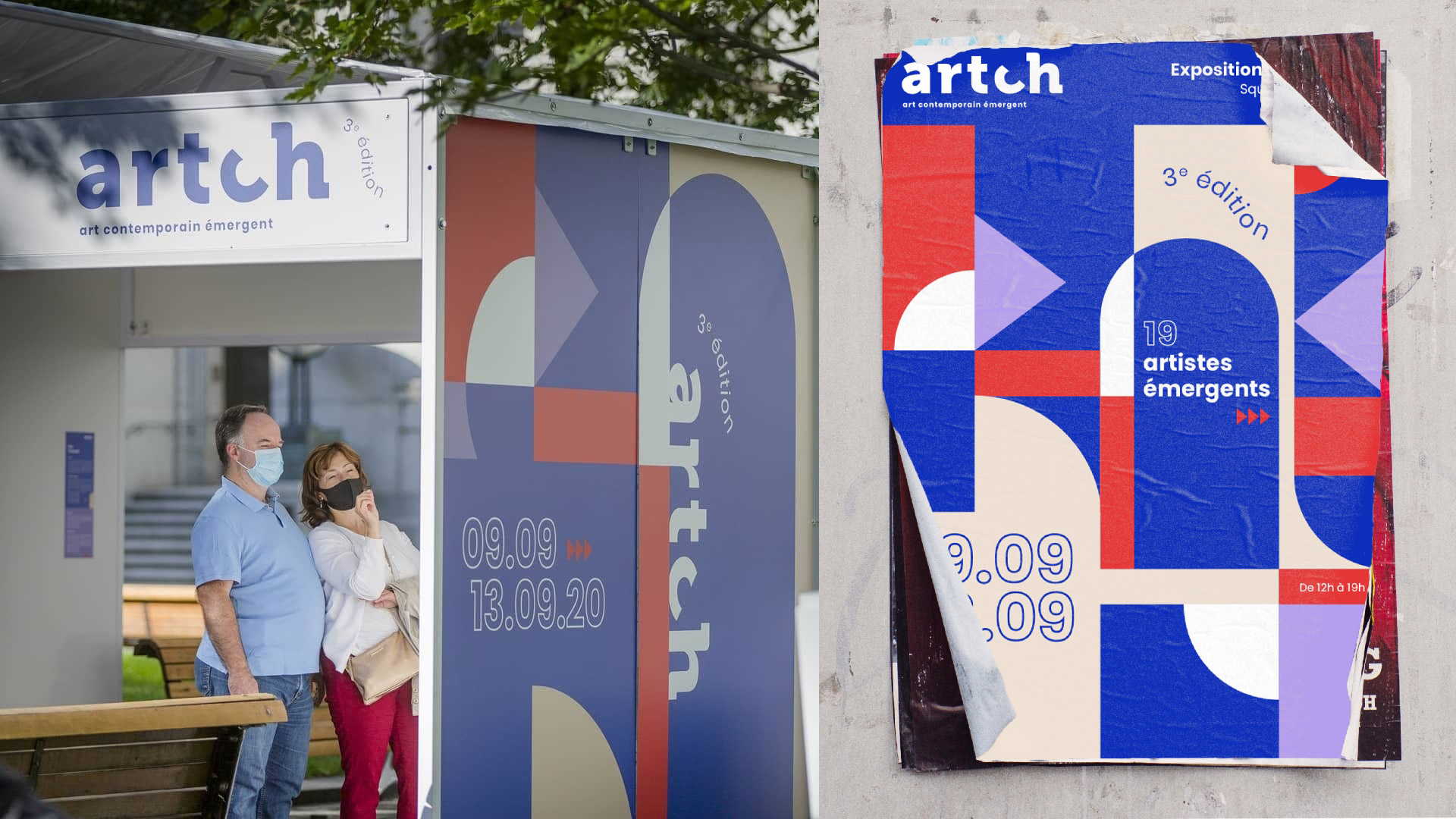 Poster artch en extérieur