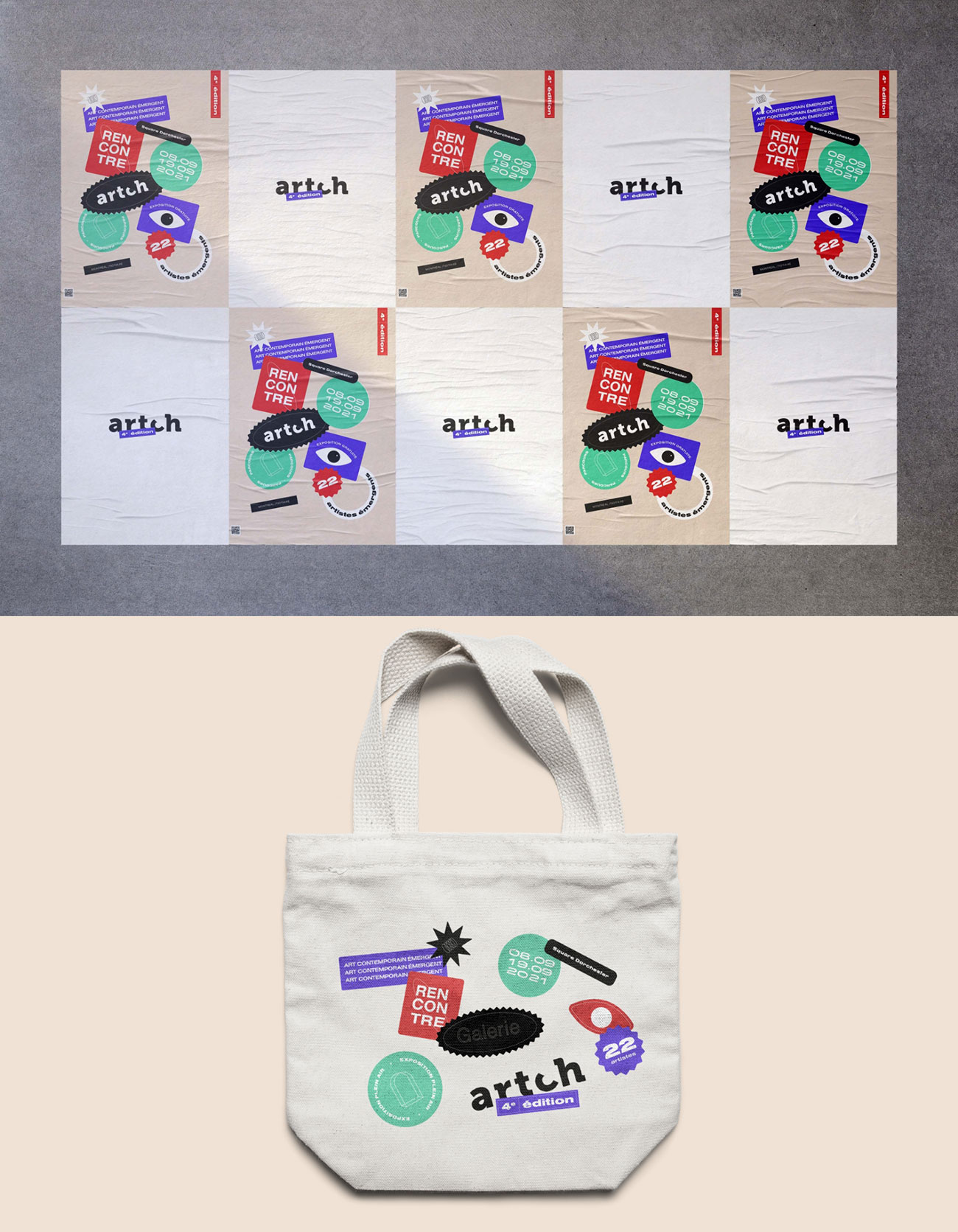 Sac à main et poster Artch