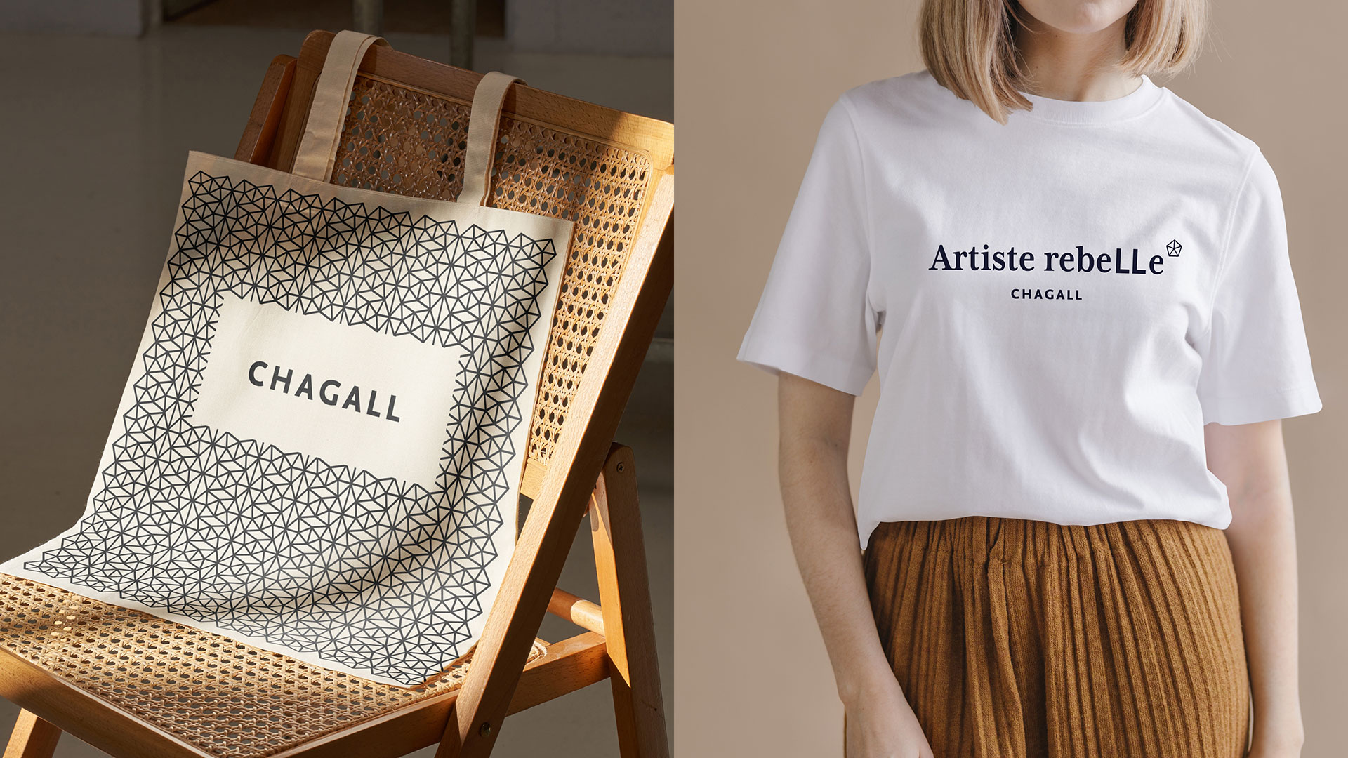 T-shirt et sac à main chagall