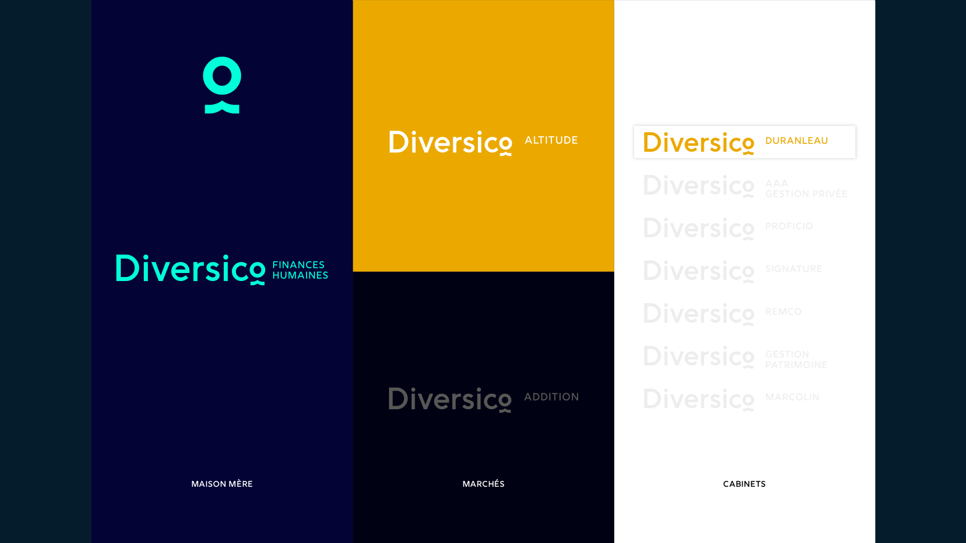 Charte graphique du logo Diversico