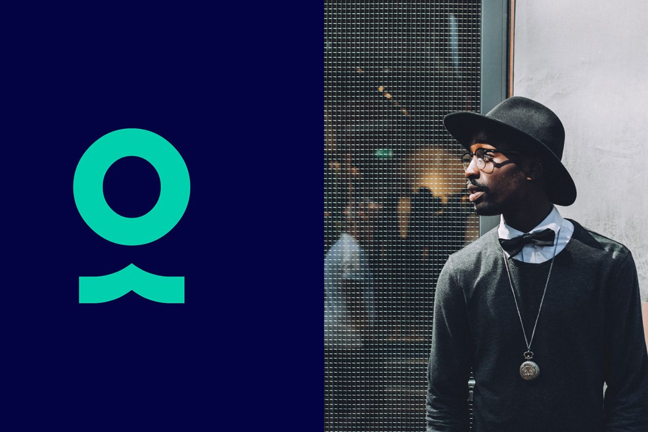 Logo Diversico avec homme noir