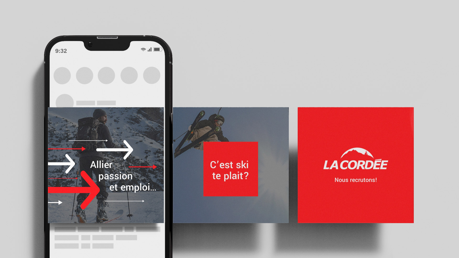 Mockup publication instagram